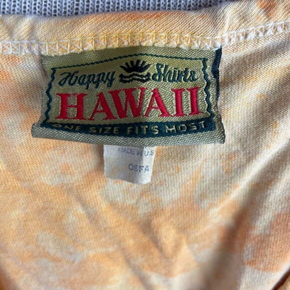 Hawaii Happy Shirts Short Sleeve T-Shirt One Size Fits Most EUC - Picture 6 of 6
